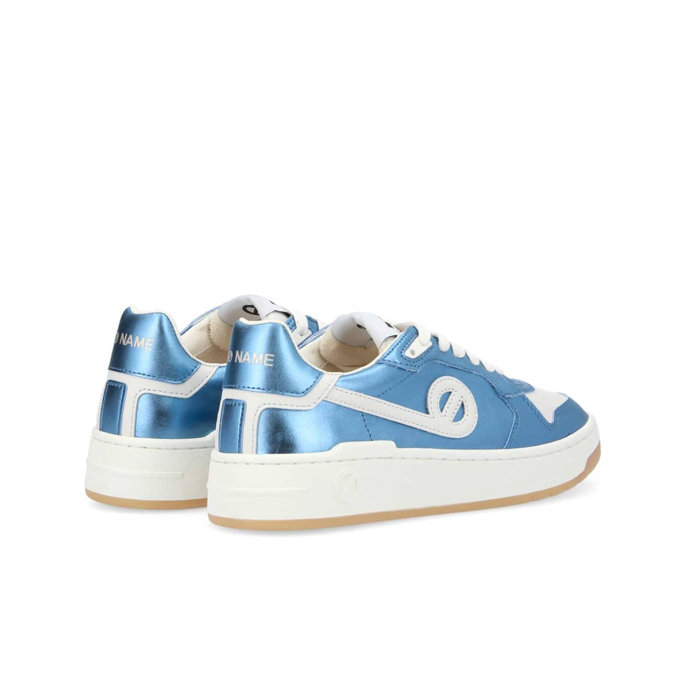 SNEAKER KELLY W - IRIS/NAPPA MORBIDA - BLU/BIANCO SPORCO